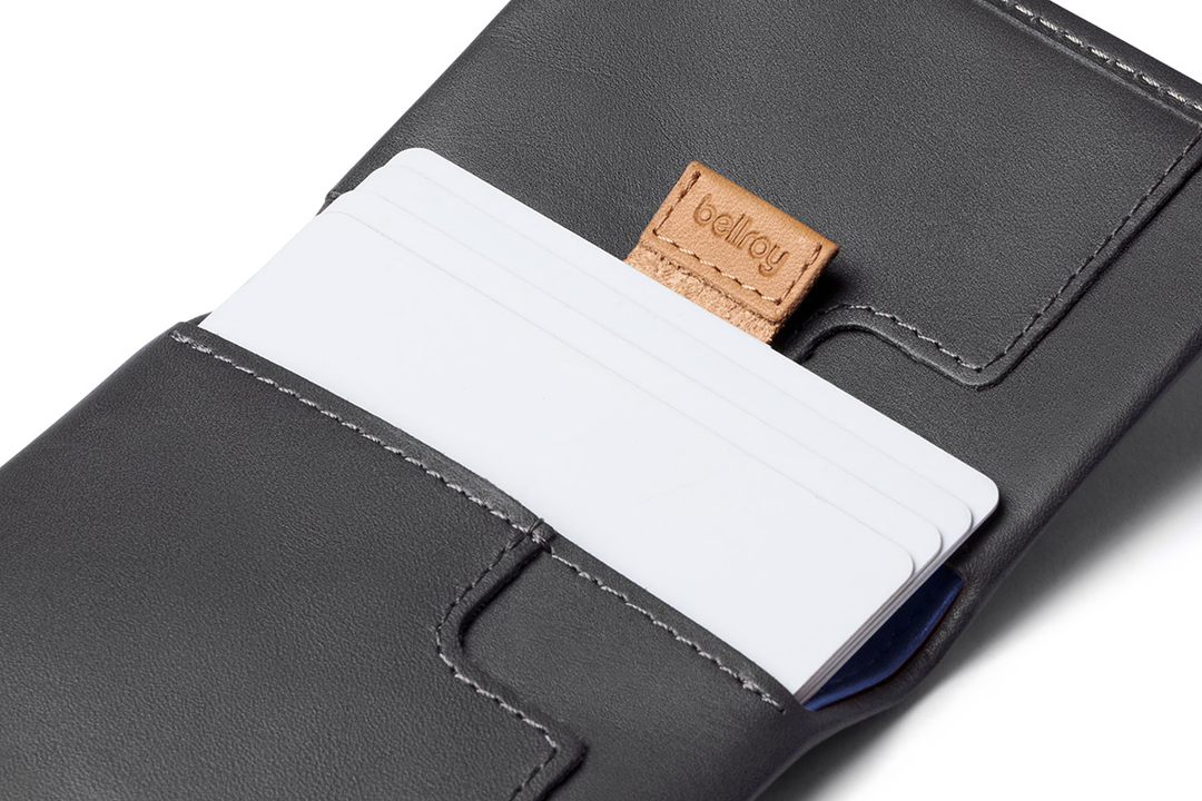 Bellroy - Slim Sleeve Wallet in Charcoal Cobalt