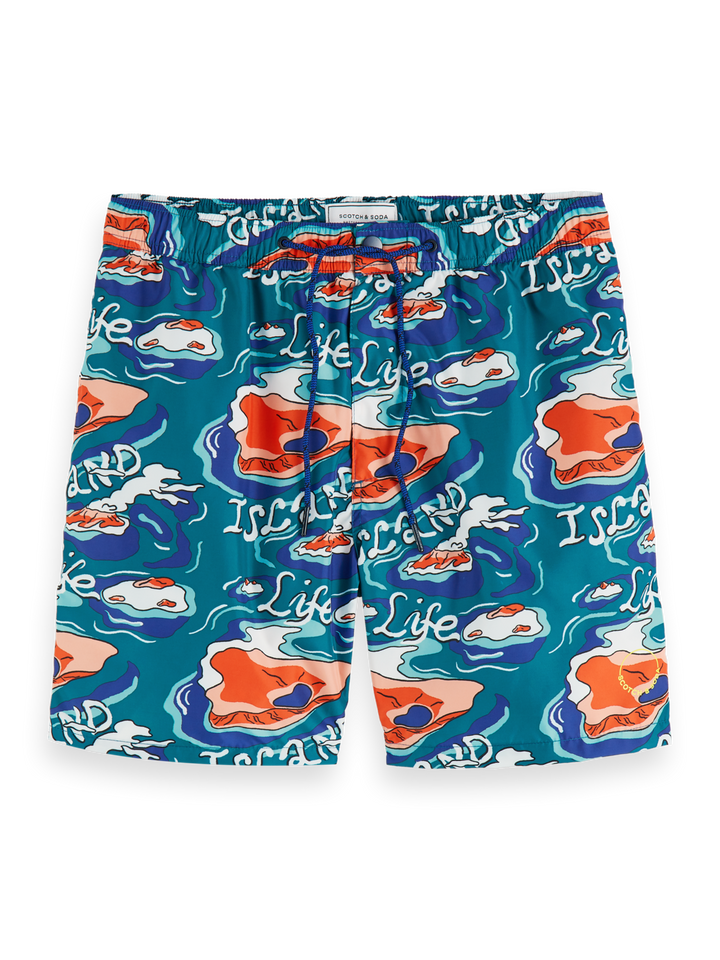 Scotch & Soda Peached Swim Short with All Over Print Combo B | Buster McGee Daylesford