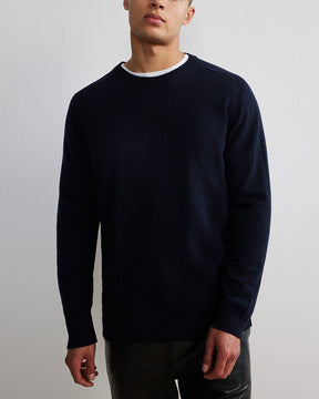 NN07 | Edward 6333  Lambswool Sweater | Navy Blue | Buster McGee