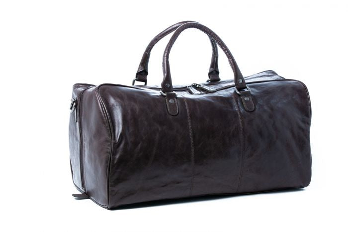 Sean Leather Overnighter Bag
