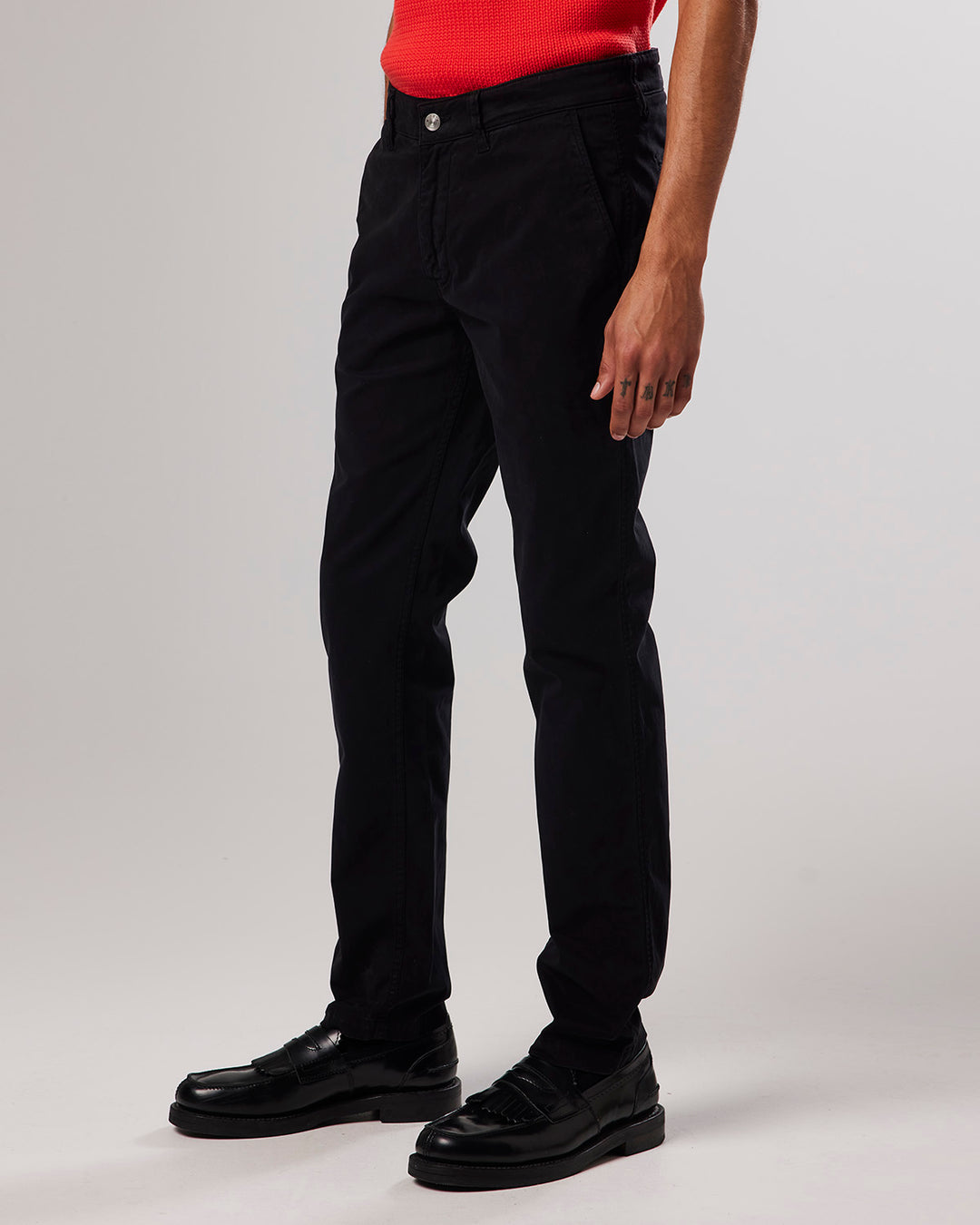 NN07 - Marco 1400 Classic Chino in Black | Buster McGee Daylesford
