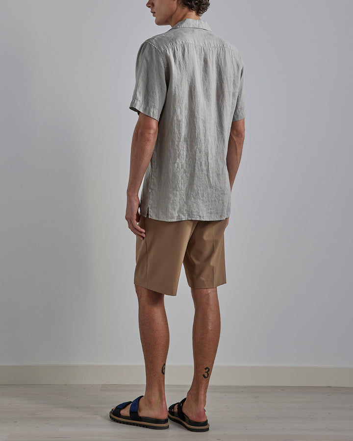 NN07 - Miyagi 5706 Short Sleeve Shirt in Grey | Buster McGee Daylesford