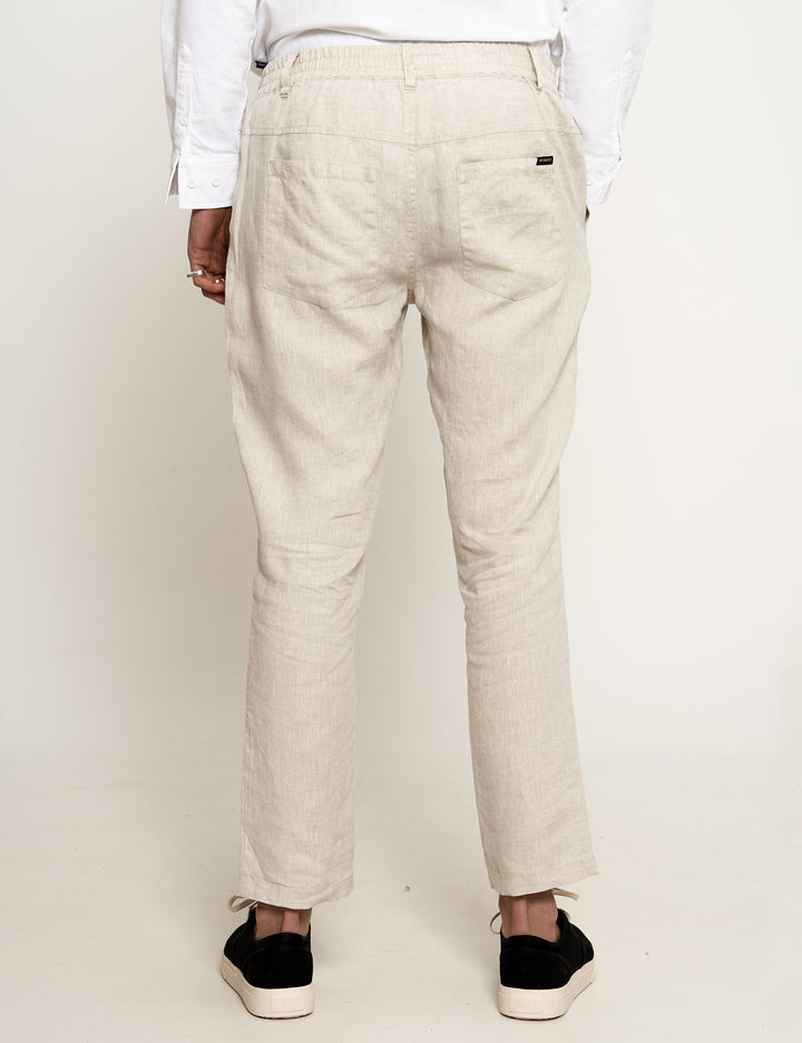 Mr Simple - Tanner Linen Pant in Natural | Buster McGee