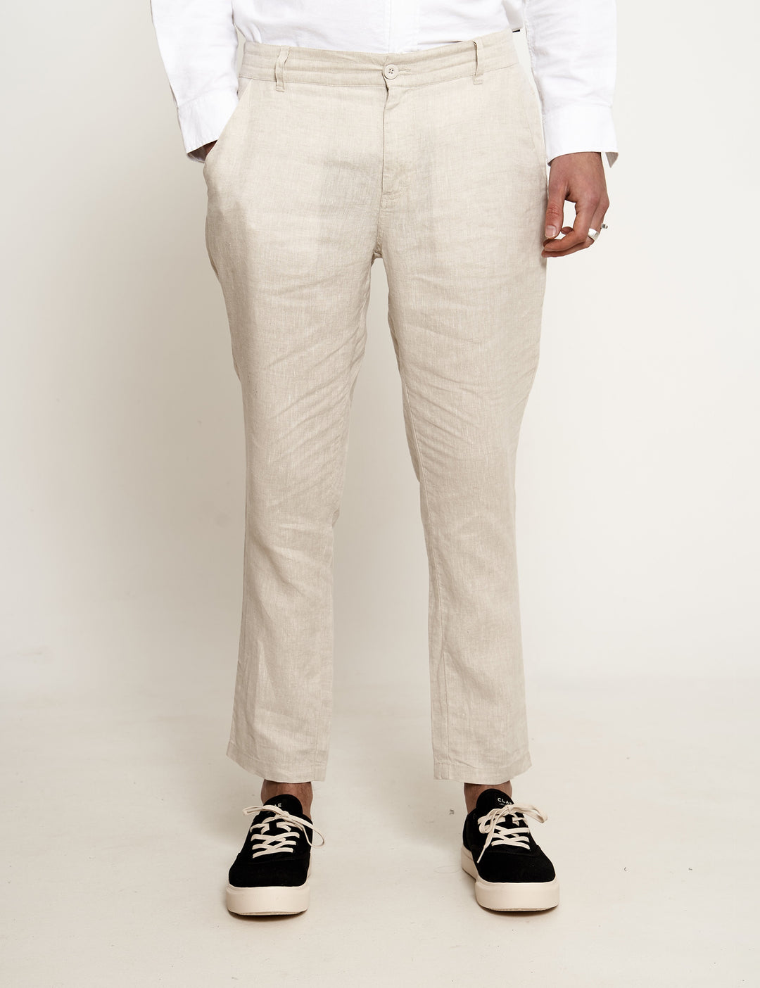 Mr Simple - Tanner Linen Pant in Natural | Buster McGee