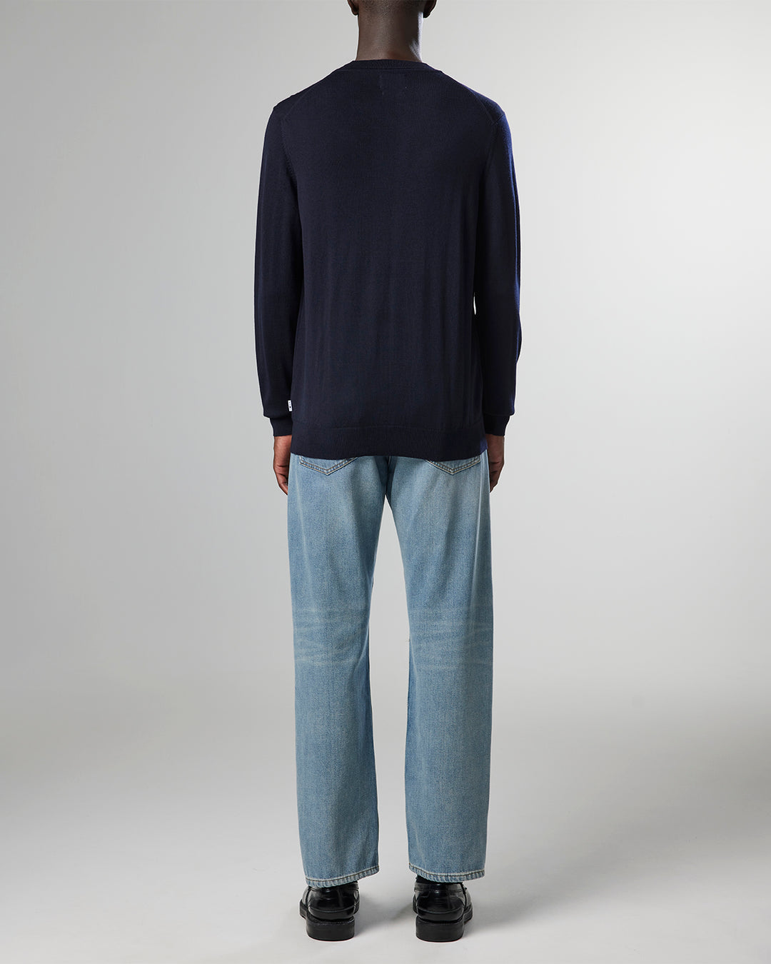 NN07 - Ted 6328 Merino Wool Sweater in Navy | Buster McGee