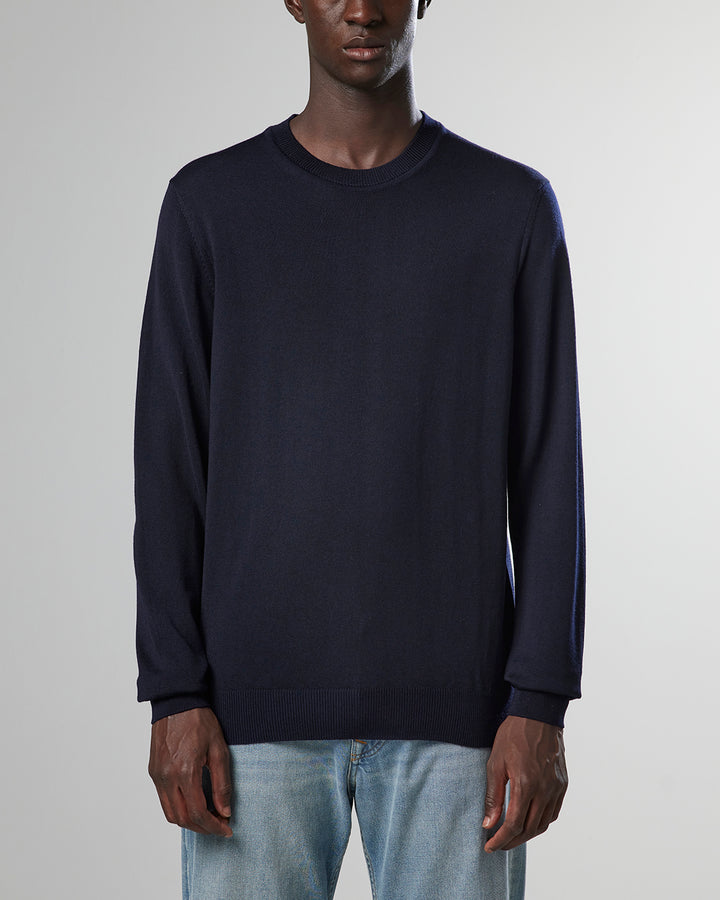 NN07 - Ted 6328 Merino Wool Sweater in Navy | Buster McGee