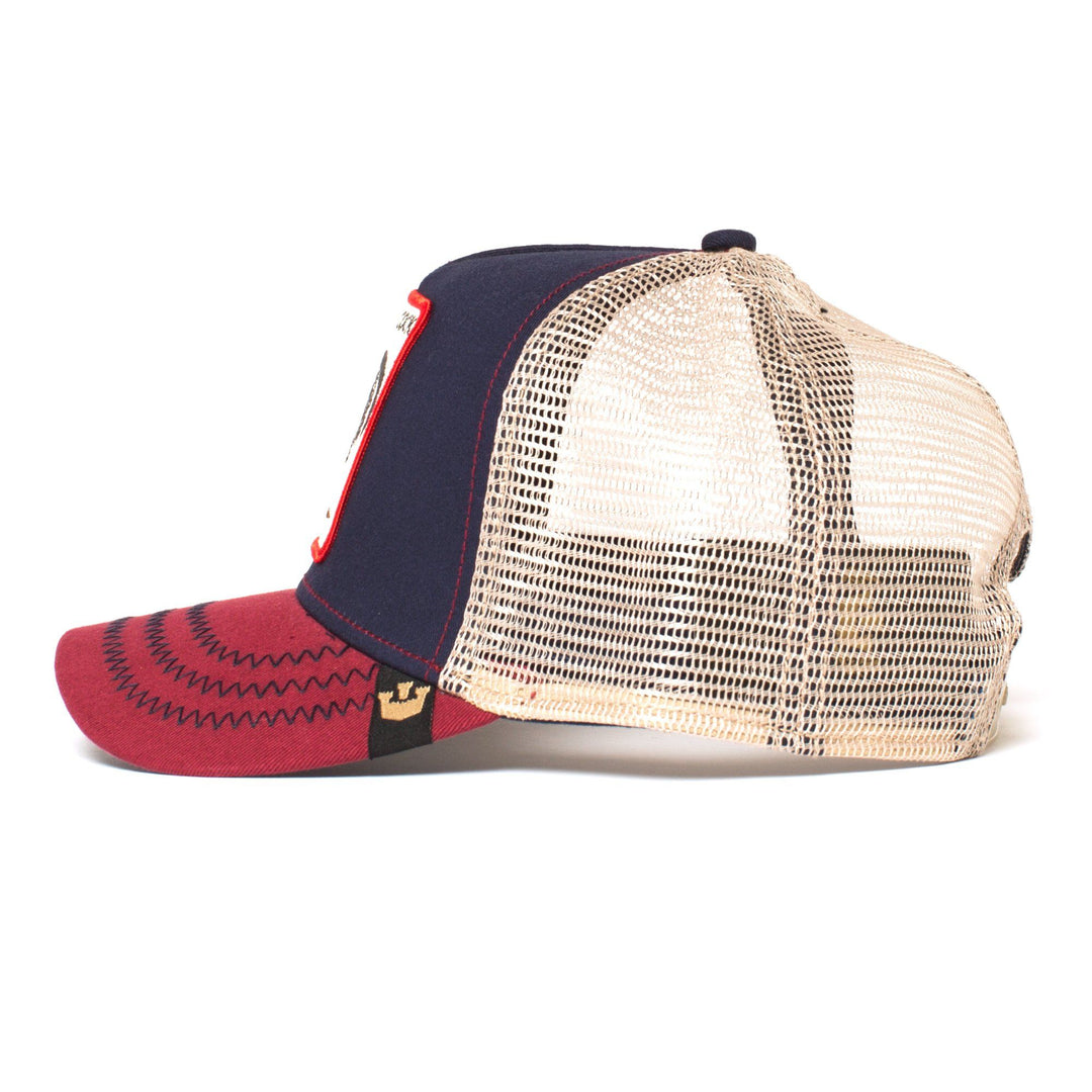 Goorin Bros - All American Rooster Trucker Cap in Navy | Buster McGee